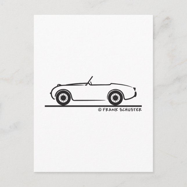 Austin Healey  Sprite Postcard (Front)