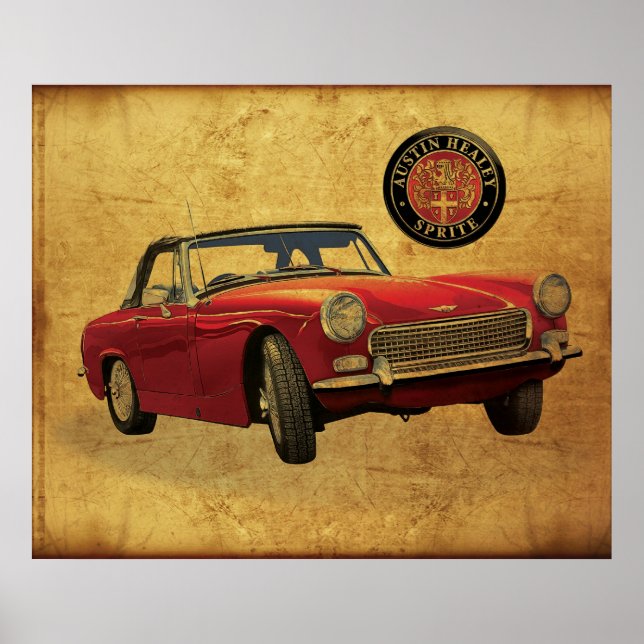 Austin Healey Sprite Poster (Front)