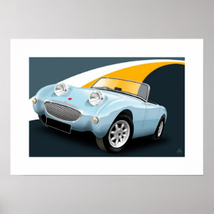 Austin Healey Sprite Poster