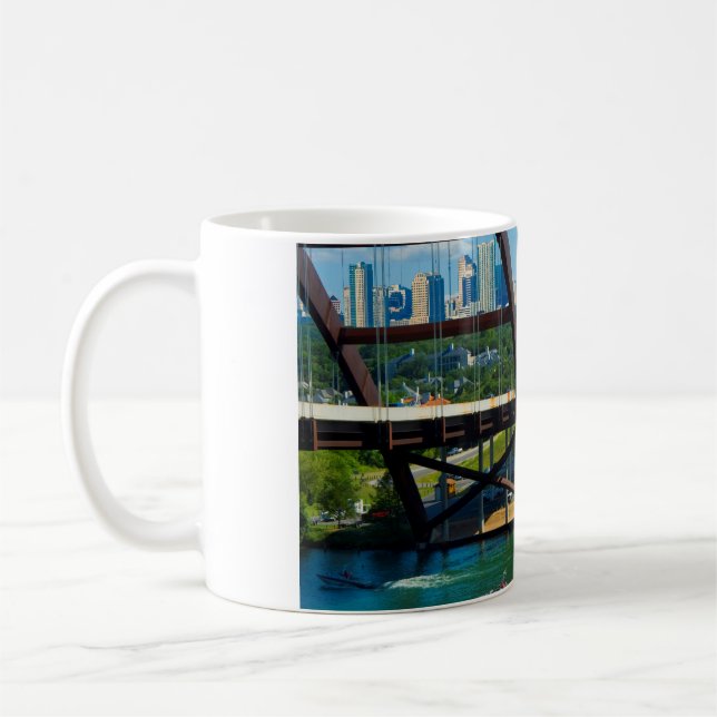 Austin hwy. 360 Pennybacker Bridge Coffee Mug (Left)