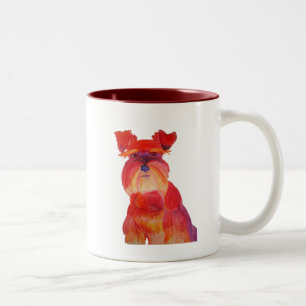 Austin in Red Two-Tone Coffee Mug