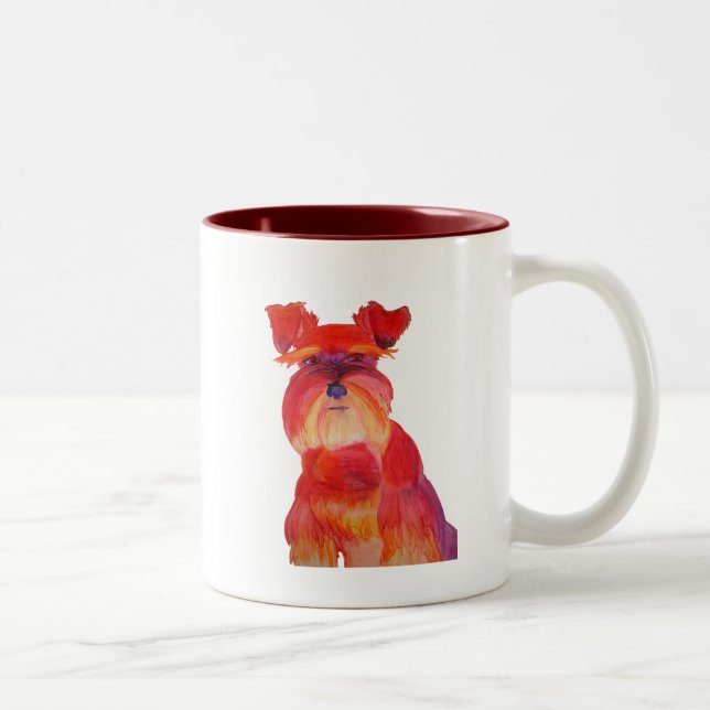 Austin in Red Two-Tone Coffee Mug (Right)