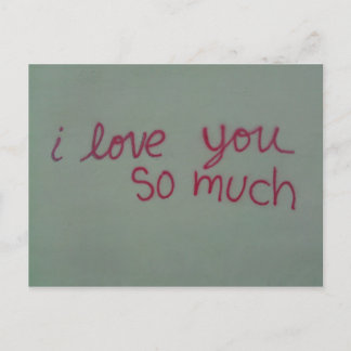 Austin Jo's Coffee - I love you so much Postcard