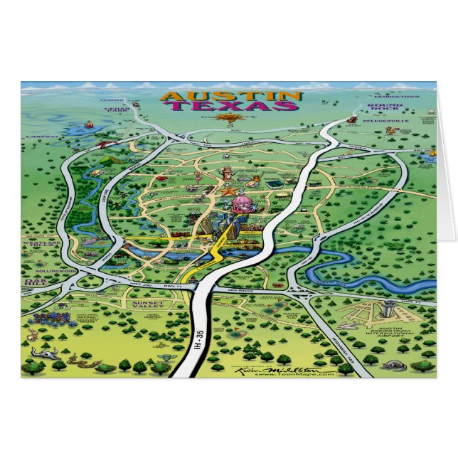 Austin Map (Front Horizontal)