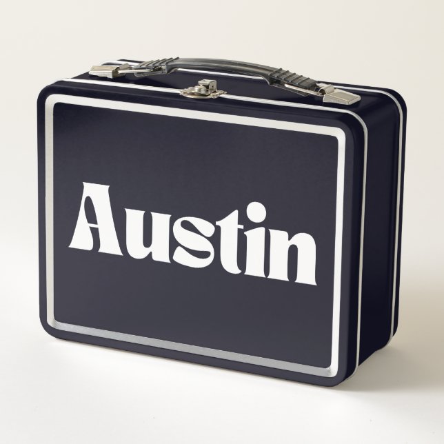 Austin  metal lunch box (Front)
