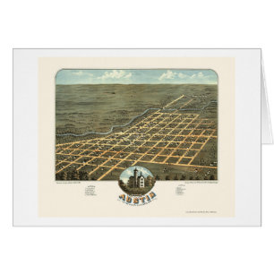 Austin, MN Panoramic Map - 1870