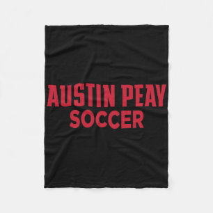 Austin Peay State University Soccer Governors Appa Fleece Blanket