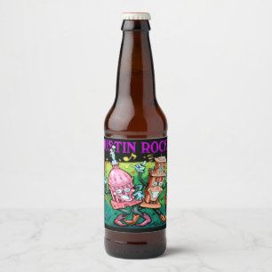 Austin Rocks Beer Bottle Label