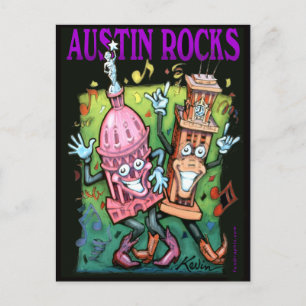 Austin Rocks Postcard