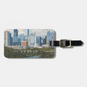 Austin Skyline Luggage Tag