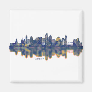 Austin Skyline Magnet