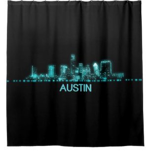 Austin Skyline Shower Curtain