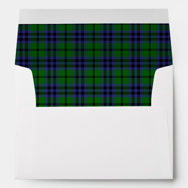 Austin Tartan Wedding Envelopes (Back (Bottom))