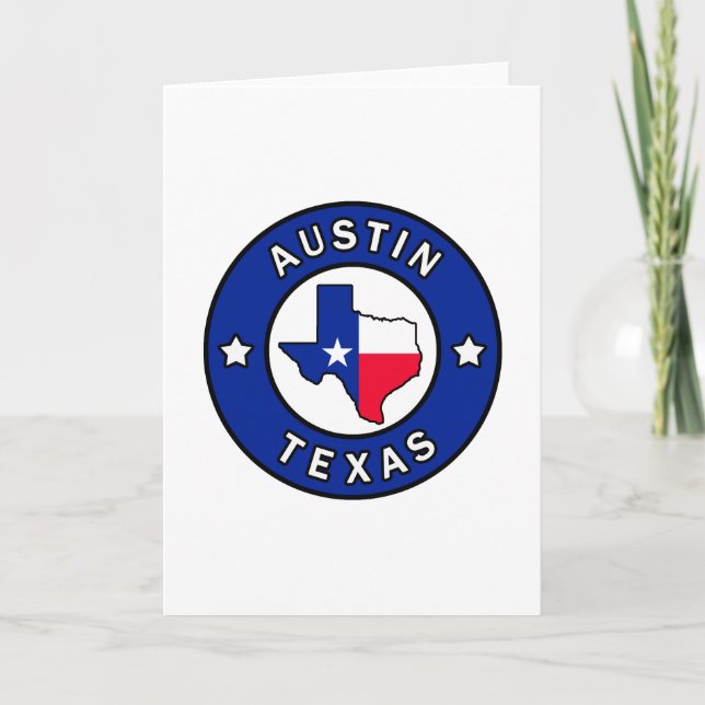 Austin Texas Card (Front)