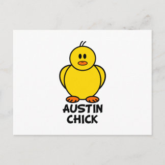 Austin Texas Chick Postcard