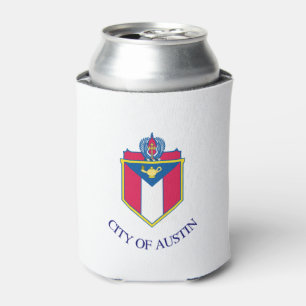 Austin (Texas) city flag Can Cooler