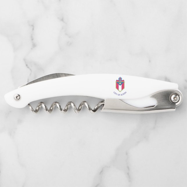 Austin (Texas) city flag   Corkscrew (Back)