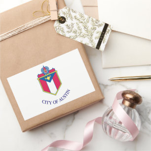 Austin (Texas) City flag Rectangular Sticker