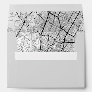 Austin, Texas City Map Envelope