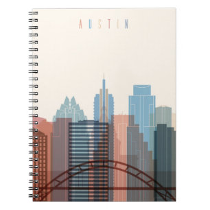 Austin, Texas City Skyline Notebook