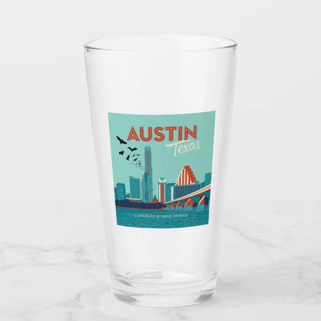 Austin, Texas | Congress Avenue Bridge Glass (Front)