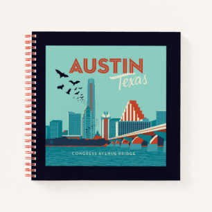 Austin, Texas   Congress Avenue Bridge Notebook