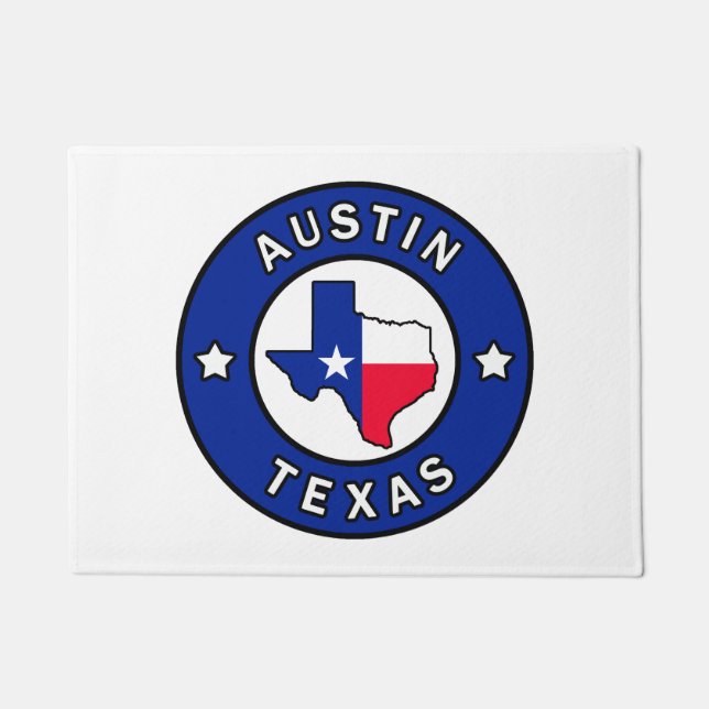 Austin Texas Doormat (Front)
