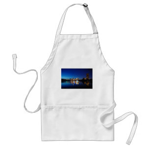 Austin Texas Downtown Night Skyline Ladybird Lake Standard Apron