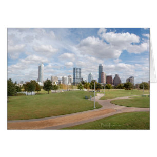 Austin, Texas Downtown Skyline from Butler Park