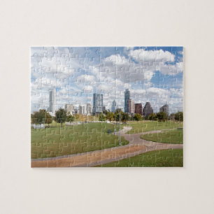 Austin, Texas Downtown Skyline from Butler Park Jigsaw Puzzle