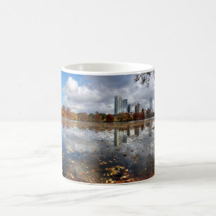 Austin Texas Downtown Skyline from Ladybird Lake Coffee Mug