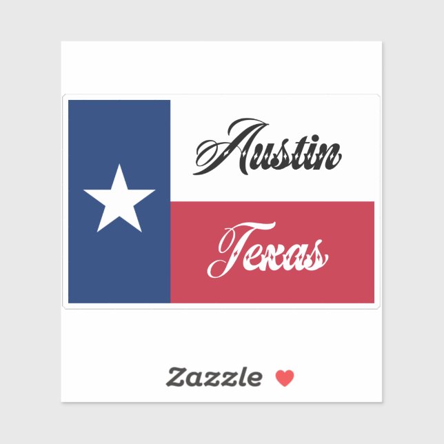 Austin Texas Flag (Sheet)