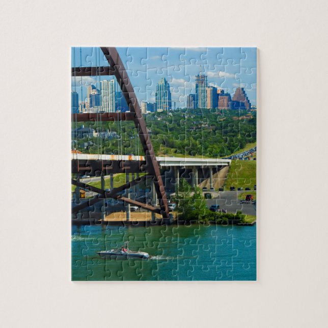 Austin, Texas from 360 Bridge Jigsaw Puzzle (Vertical)