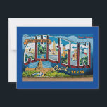 Austin, Texas Greetings Postcard<br><div class="desc">Austin,  Texas greetings/</div>