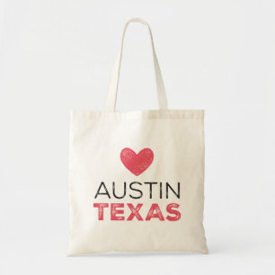 Austin Texas Heart Tote Bag