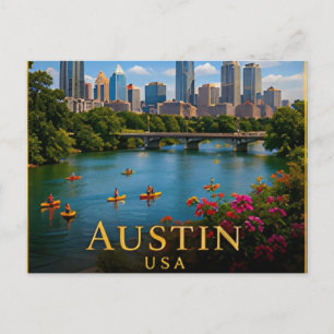 Austin Texas Live Music & Hill Country Culture 🗺️ Postcard