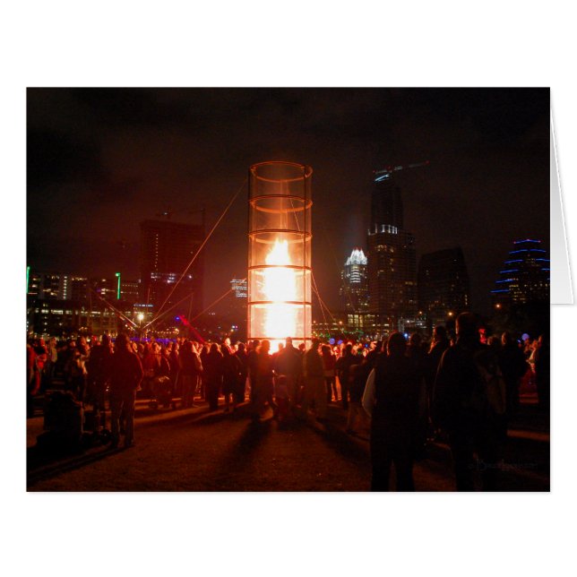 Austin Texas New Years Fire (Front Horizontal)