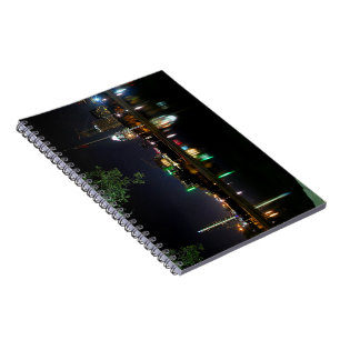 Austin Texas Night Skyline 1 Notebook