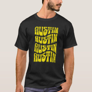 Austin Texas Retro 60s 70s Style Distressed 3 T-Shirt