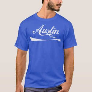 Austin Texas Retro Typography Design T-Shirt