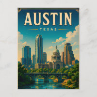 Austin Texas Skyline and Riverfront