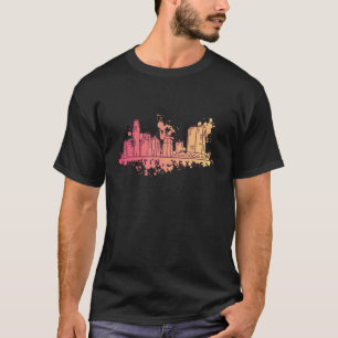 Austin Texas Skyline City Design T-Shirt