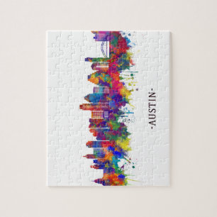 Austin Texas Skyline Jigsaw Puzzle