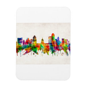 Austin Texas Skyline Magnet