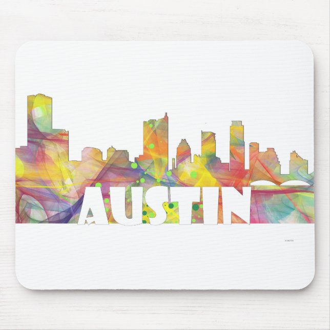 AUSTIN TEXAS SKYLINE MCLR2 MOUSE PAD (Front)