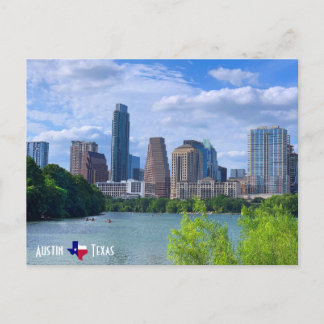 Austin Texas Skyline Postcard