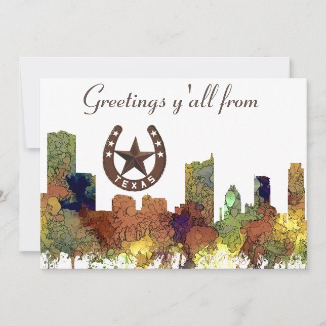 Austin Texas Skyline SG-Safari Buff (Front)