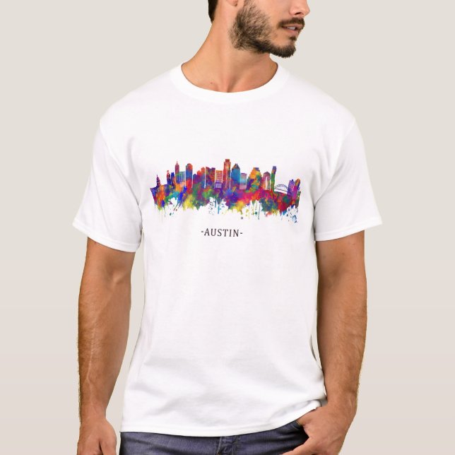 Austin Texas Skyline T-Shirt (Front)