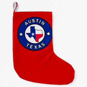 Austin Texas Small Christmas Stocking