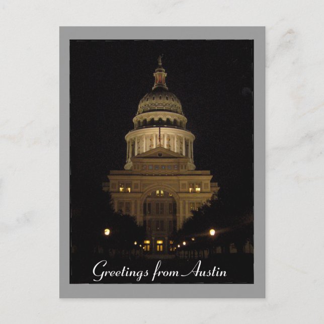 austin texas state capitol postcard (Front)